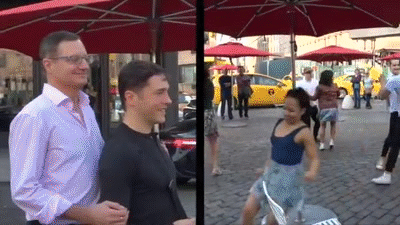 Surprise FlashMob Marriage Proposal - Watch for the Reaction! - Mark's Romantic Proposal to Yuval