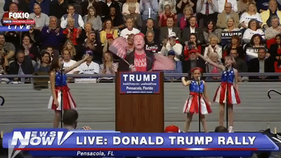 Randy Rainbow Performs at a Donald Trump Rally