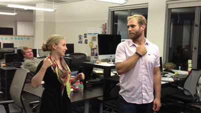 Office Fight Club on Make A Gif