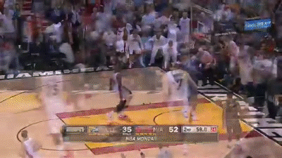 Dwyane Wade Reverse Layup | Cavaliers vs Heat | March 16, 2015 | NBA Season 2014/15
