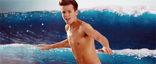 One Direction Louis Tomlinson Catching a Wave