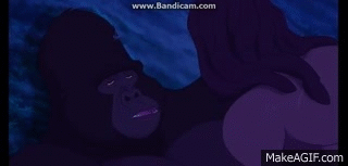 Tarzan Kerchak's Death: Sad Disney GiFs