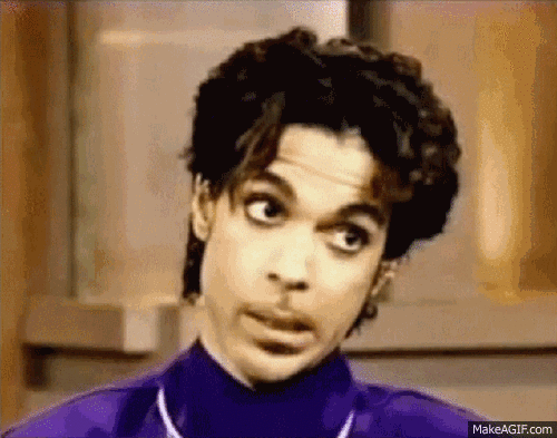 Prince Looking Completely Surprised