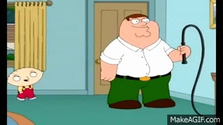 Family Guy - Peter whips Meg and Stewie