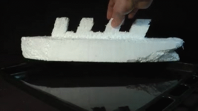 GREAT SCIENCE EXPERIMENT - Vanishing Styrofoam - Acetone Solvent - Polystyrene