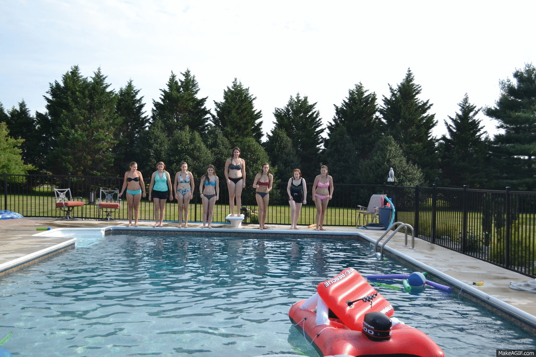 Hold Onto Summer Pool Jump