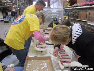 Rotarians Preparing Float on Make A Gif