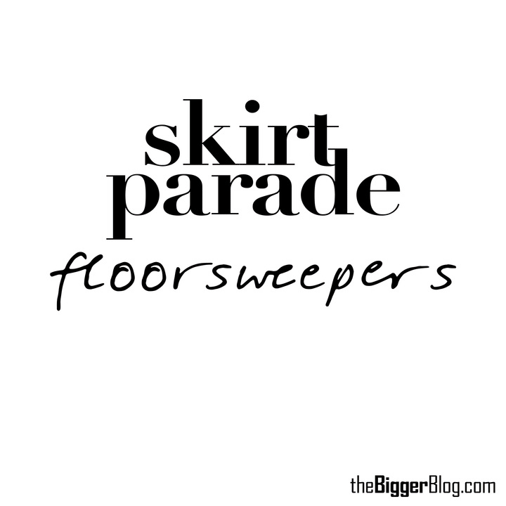 Skirt parade - floorsweepers